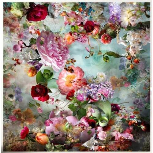 5d Fantasy Diamond Embroidery Painting Flowers Full Mosaic Rhinestones Sticker Wall Decor Puzzle Picture Toy Diamond Dotz Large