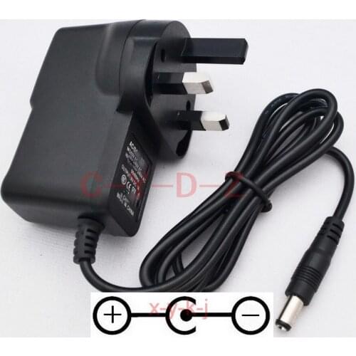 1PCS 9V 850mA -1A AC Adaptor Adapter Power Supply Wall Charger For CASIO LK300tv LK-100 LK-200 LK-210 AD-5 AD-5MLE UK Plug
