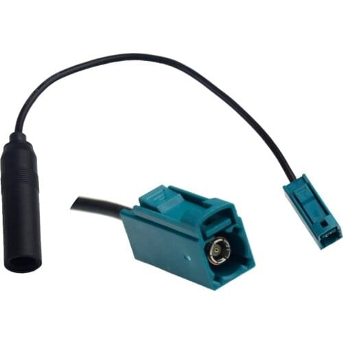 Car Radio Aerial Antenna Adaptor Connector Transform Cable Head Fakra To Female Din Universal