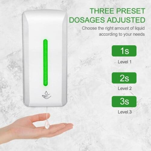 850mL Touchless Automatic Soap Dispenser Sensor Mist Spray Hand Disinfection Machine Wall-mounted Liquid Hand Cleaner Machine