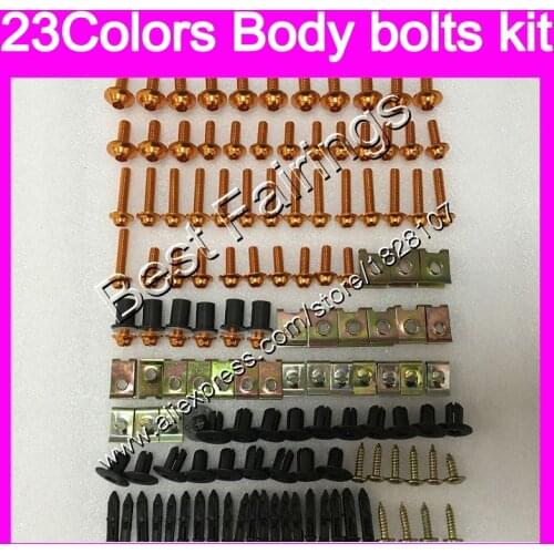 Fairing bolts full screw kit For SUZUKI GSXR750 GSXR600 11 12 13 14 GSXR 600 750 2011 2012 2013 2014 Complete Body screws Nuts