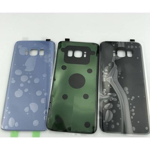 2pcs High copy Back Cover Housing case for Phone Galaxy S8 plus G955 damaged back battery door Cover replacement repair