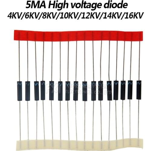 10PCS 5MA 4KV/6KV/8KV/10KV/12KV/14KV/16KV High voltage diode NEW 2CL69A 2CL70A 2CL71A 2CL72A 2CL73A 2CL74A 2CL75A