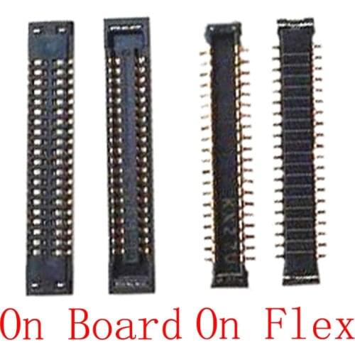 1Pcs LCD Display Screen Flex FPC Connector Plug For Huawei Honor 6 P7 Mate S MT7 Mate 7 8 Mate7 Mate8 MT8 Contact On Board 40Pin