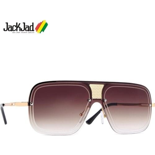 JackJad 2020 Fashion Cool Endurance Style Square Pilot Sunglasses Vintage Gradient Brand Design Sun Glasses Oculos De Sol 17261