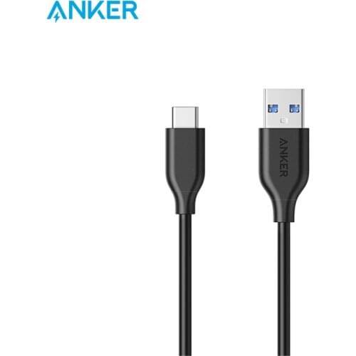 Anker USB C Cable Powerline USB C to USB 3.0 Cable with 56k Ohm Pull-up Resistor for Samsung iPad Pro Sony LG HTC etc