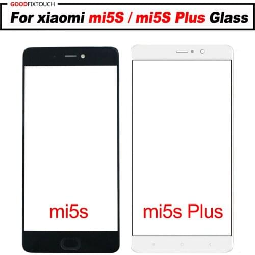 AAA quality For xiaomi mi5s Glass lens front glass new Replacement for xiaomi mi5 plus LCD outer glass repair