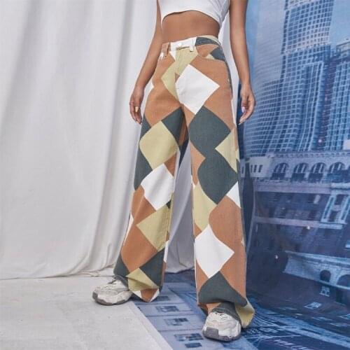 Женские брюки в клетку MCCKLE China At AliExpress