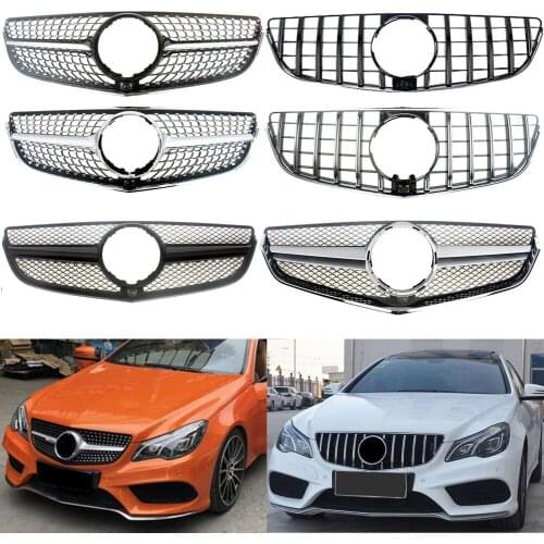 Car Front Racing Bumper Grille Upper Facelift Grill For Mercedes Benz W207 E-Coupe 2014 2015 2016