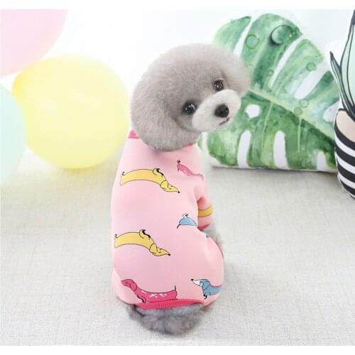 S-2XL Pet Dog Jacket Coat Clothes Winter Fashion Cute Costume Dog Flannel 4-Legged Small Medium Pet Dogs Puppy Yorkshire Outfits