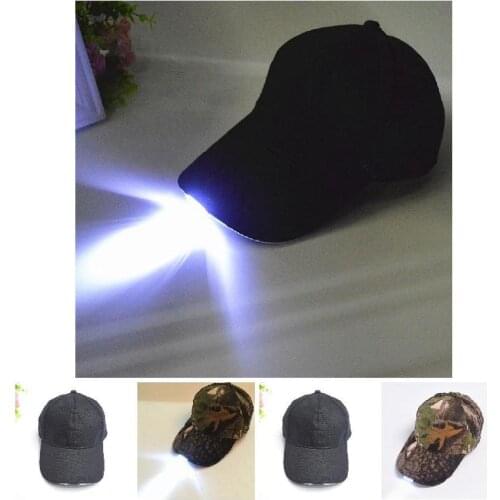 Bright Glow in Dark Reading Fishing Jogging Light Up LED Sport Hat Baseball Caps Luminous Holiday Hat for Unisex Best Sale-WT