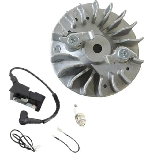 Flywheel Ignition Coil Spark Plug For 362 365 371 372 372XP Trimmer