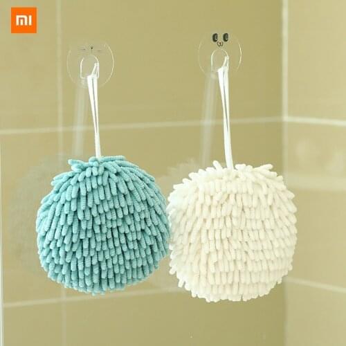 Xiaomi Mijia Youpin Chenille Thickened Handball Kitchen Quick-drying Absorbent Towel Bathroom Hanging Hand Towel