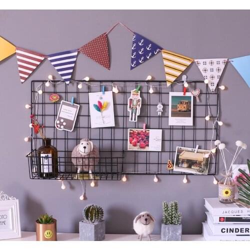 Ins Iron Rack Multipurpose Black Hanging Storage Basket Sundries Container Bathroom Organizer Holder Home Kitchen Hot Sale