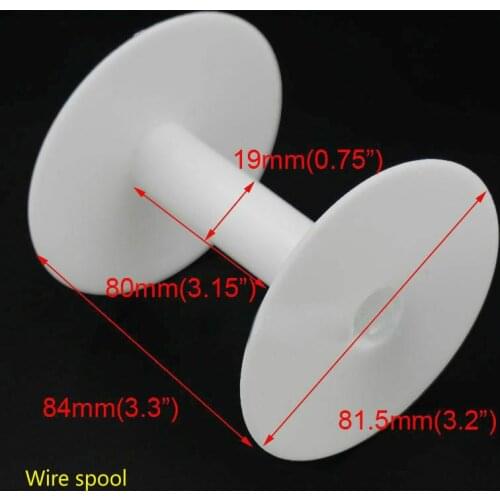 1/5/10pcs White Plastic Empty Spools for Wire Thread Bobbins Jewelry Tools for Home Handwork Accessories
