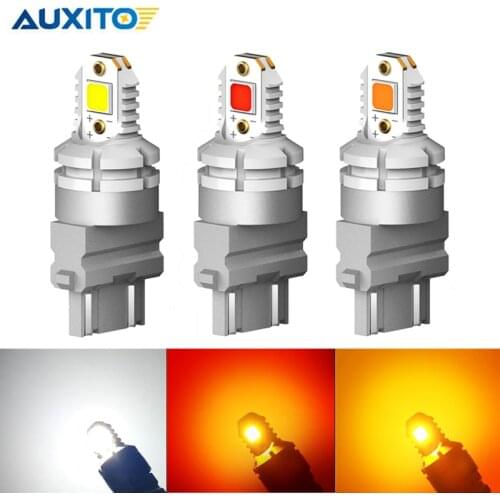 2x No Hyper Flash 3157 3057 LED Canbus T25 PY27W PY27/7W Car led Light Amber White Red Auto Brake Lights Turn Signal Bulb