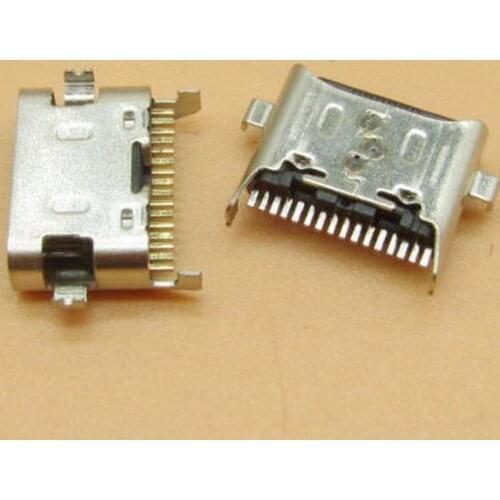 2PCS/Lot For LG K41S K61 USB Charging Dock Charge Socket Port Jack Plug Connector Repair Parts Replacement