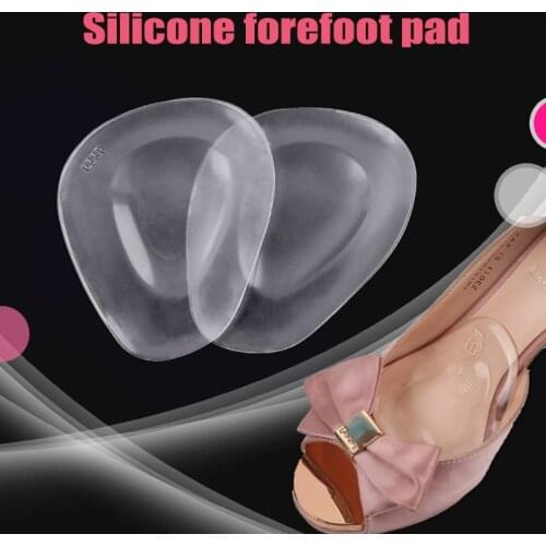 2 Pcs Soft Silicone Forefoot Invisible High Heel Shoes Slip Resistant Protective Pads Best Sale-WT