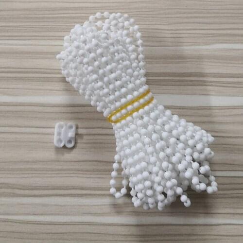 10m Plastic Chain 4.5x6mm Plastic Bead Chain For Roller Shade Blinds Window Accessories