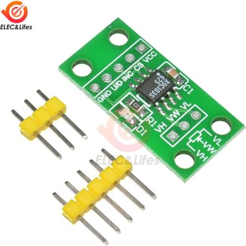 DC 3V-5V X9C103S Digital Potentiometer Board Module 10K Span Potentiometer for Arduino Diy KIT Electronic PCB Board