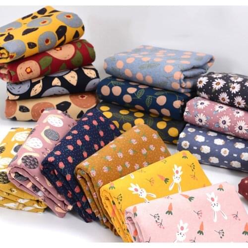 Grind Wool Cotton Patchwork Cloth, Printed100% Cotton Plain Weave Fabric,DIY Sewing Quilting Fat Quarter Material For Baby&Child