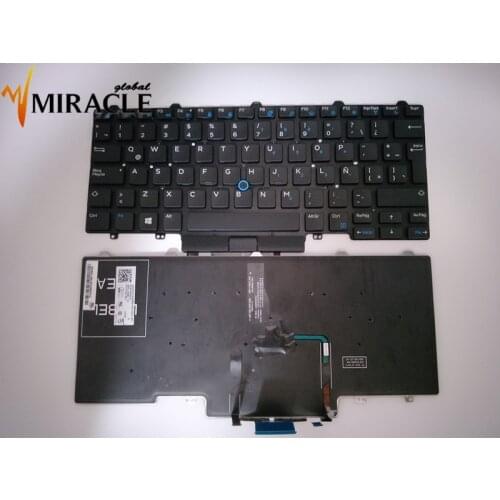 Repair You Life Laptop Keyboard for Dell Latitude E5450 E7450 E7470 E5470 Latin layout with backlit and pointing Original New