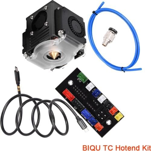 BIQU TC Hotend Kit 24V Heater 3D Printer Extruder Upreade Kit All Metal Print Head Hotend For B1 CR10S PRO Ender3/5 UM2 Nozzle