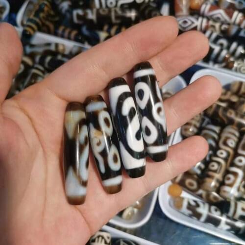 1pcs/lot Hot Push Money Hook Method Conch Pattern Agate Dzi Beads natural accessories gem wholesale jewelry rare biżuteria diy