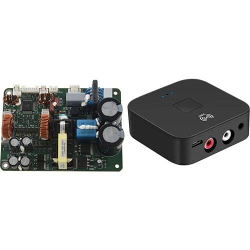 Hot TTKK Ice50asx2 Power Amplifier Board With Bluetooth 5.0 Receiver APTX LL 3.5Mm AUX RCA Jack Wireless Adapter