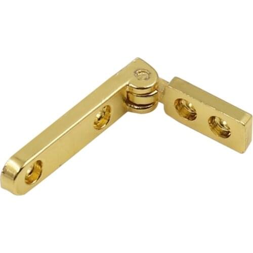 Y1UD Die-casting Long and Short Hinge Zinc Alloy Hinge 90 Degree Folding Support Chain Hinge Jewelry Box Accessories 10 Pcs