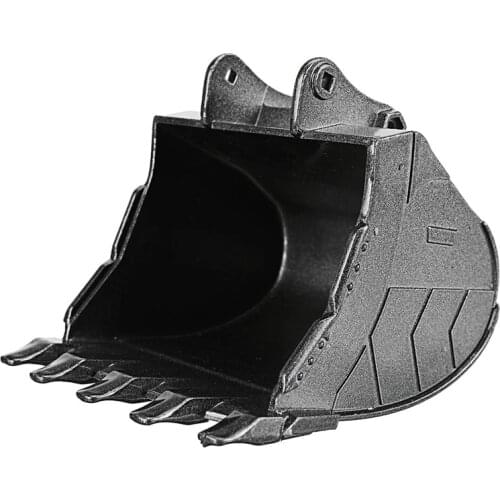 Metal 550 580 Simulation Bucket for HuiNa 550 580 1550 1580 Excavator RC Car Toys 1/14 RC Car Parts