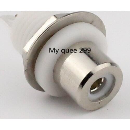 The new pure copper plated nickel lotus pedestal RCA audio socket is insulated against interference