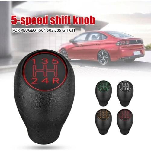 5 Speed Lever Shifter Handle Stick Plastic Car Accessories For Peugeot 504 505 309 205 GTI CTI Manual Gear Shift Knob