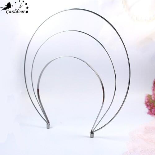 Carddoor Unique Design 3 layers Metal HairBands Fashion Wedding Hair Jewelry Gold Headband Bridal Tiara Hair Accessories