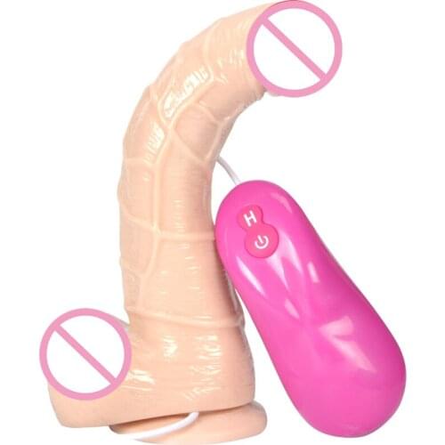Realistic Erotic Toys Powerful Massager Womans Dildo Comfortable Sexual Tools Rod Cute Sexy Sex Toys For Womens Pleasure Z76