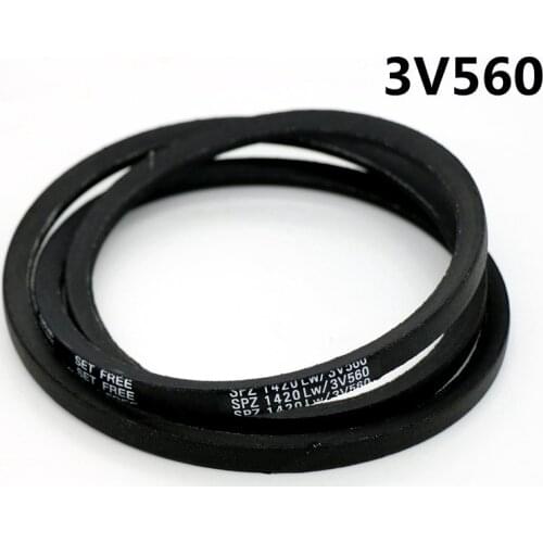 3pcs Elevator V belt 1420lw/3V560 escalator traction machine belt for Shanghai Mitsubishi Elevator Accessories BQ2H191