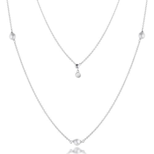 Luminous Dainty Droplets Necklaces 100% 925 Sterling Silver Fine Jewelry Free Shipping