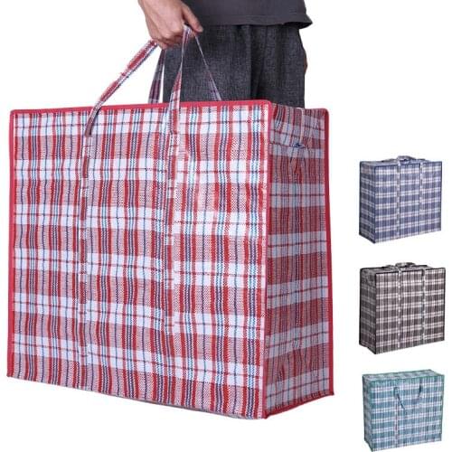 Woven PP bag, camping bag, down jacket bag, student dormitory storage bag, storage bag, duffle bag, storage bag