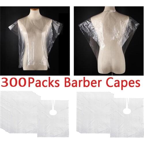 300x Waterproof Salon Hair Cutting Capes Gowns Barber Apron Bib 64x84cm