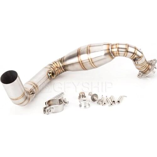 Motorcycle Exhaust For BMW G310R 2017 2018 2019 G 310 R 310 Escape Slip-on Motorcycle Exhaust Muffler Front And Mid Link Pipe