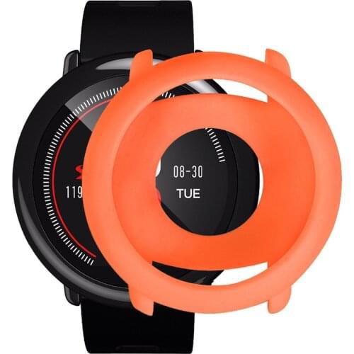 Shell Silicone Frame Protective Case For Xiaomi Huami AMAZFIT Pace Watch Soft Smartwatch Anti-fall Dustproof Protector Cover