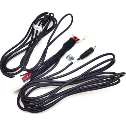 12 Pins RCA Adapter Connector Wire Cable For Mazda 3 Mazda3 Axela Sedan 2014~2017 Rear View Camera Original Video Input