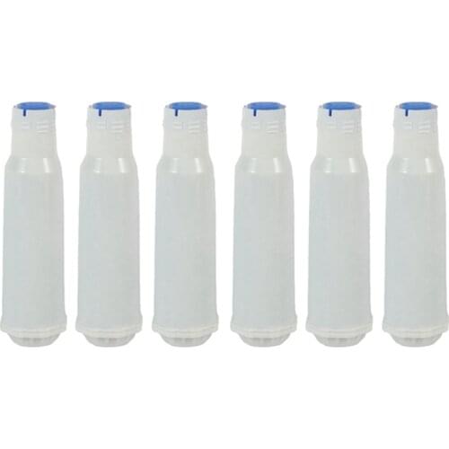 6Pcs Coffee Machine Soft Water Filter Water Filtration System for KRUSPS MELITTA AEG SIEMENS NEFF GAGGENAU NIVONA