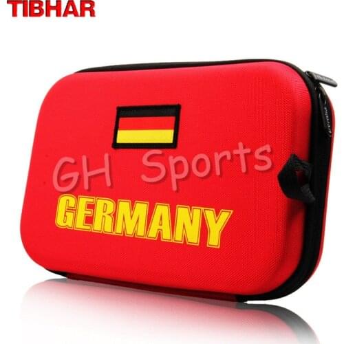 TIBHAR Germany National Team Version Table Tennis Bag (Hard Cover) Ping Pong Case