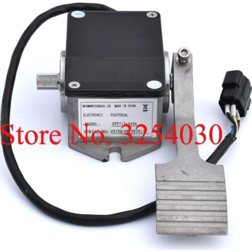 EFP712-2406 0-5V 4 Wires Electronic Foot Pedals Forklift Throttle Forklift Accelerator Using for Forklifts or Sightseeing Cars