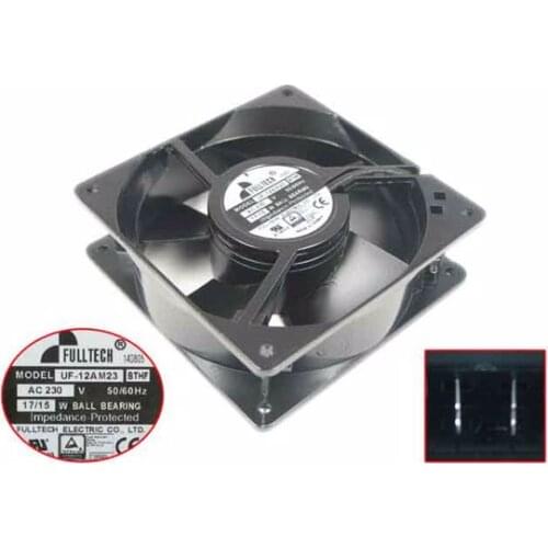 FULLTECH UF-12AM23 AC 230V 17W 120x120x38mm Server Cooling Fan