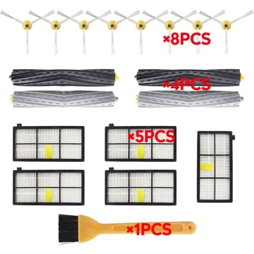 HEPA Filter Replace Brush Kit Parts Accessories suitable For IRobot Roomba 805 860 861 865 866 870 871 880 885 960 966 980 Serie