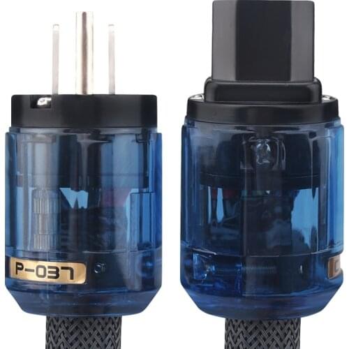 Hi-end 4N OFC Pure Copper Power Cable with P-037 Plug HiFi Audio Line