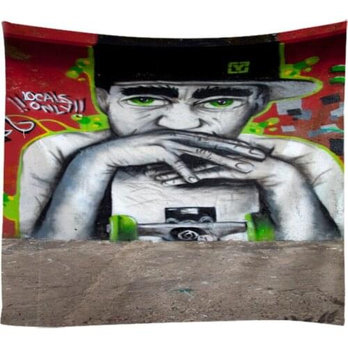 Creative 3D Abstract Painting Series Tapestry Wall Hanging Bed Spread Beach Towel Table Cloth Yoga Mat 250*180CM Large Size