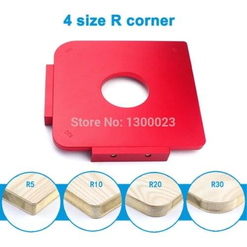 R round Corner jig template Panel Radius Quick-Jig + 1pc Router Bit with Bearing use with Engraving Machine Trimming Machine